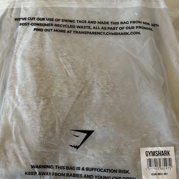 Gymshark Joggers Mens Large Gray Sweatpants‎ Athleisure Workout Gym W34 - Picture 16 of 16